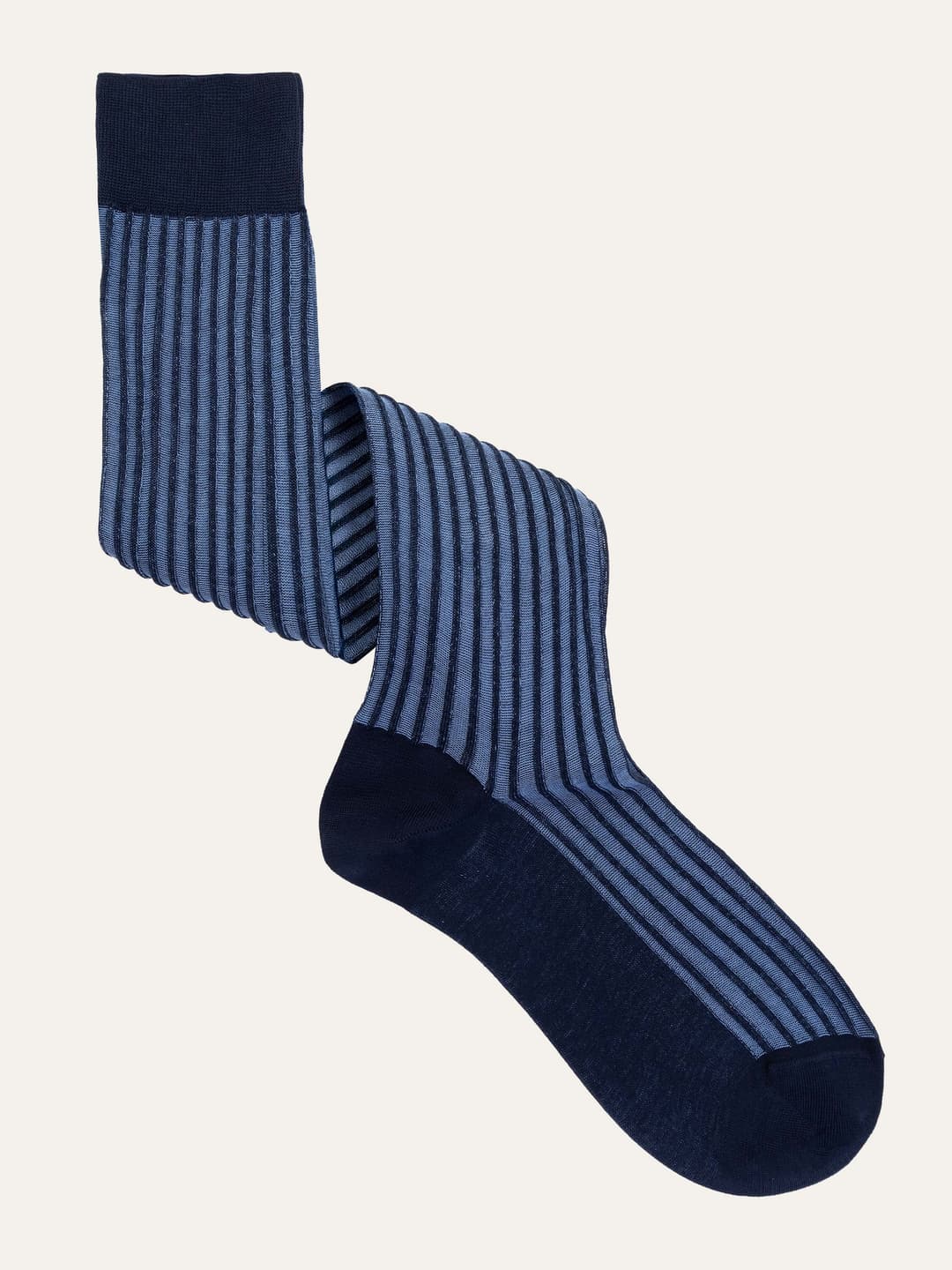 Long Ribbed Socks in 100% Egyptian Cotton
