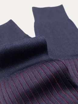 Navy blue/Red