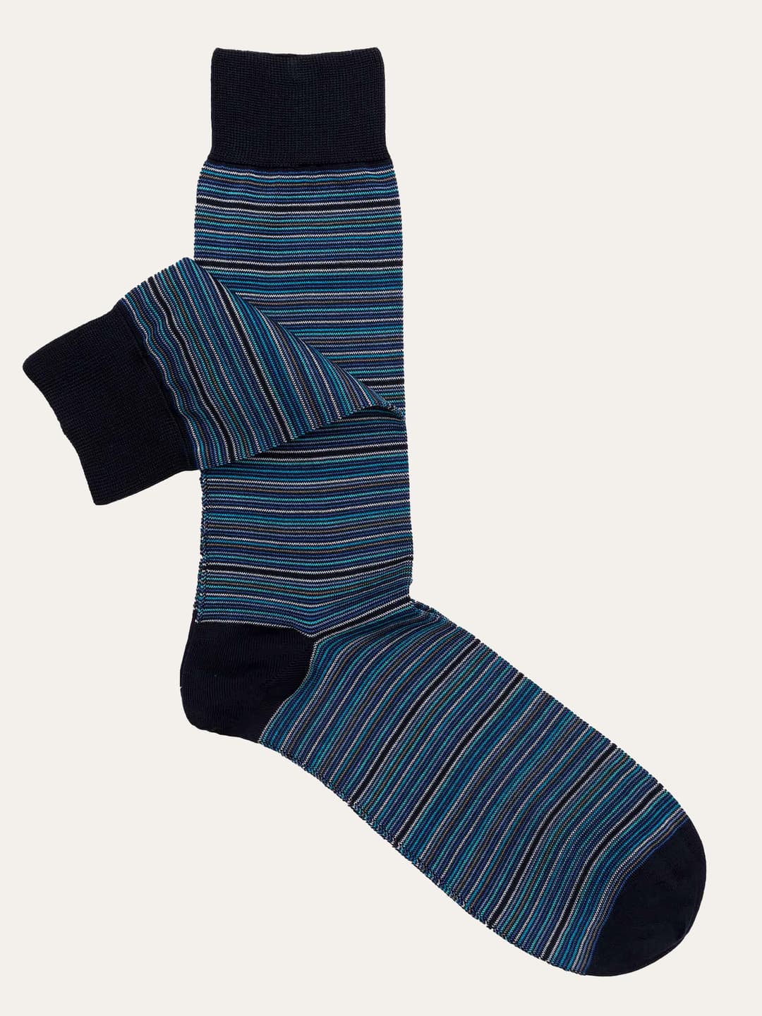 Millerighe Pattern Ankle Socks