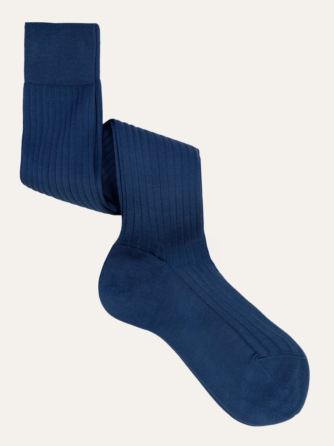 Long Ribbed Socks in 100% Lisle Cotton