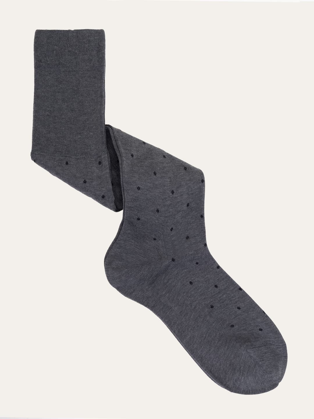 Long Polka Dot Socks in 100% Cotton