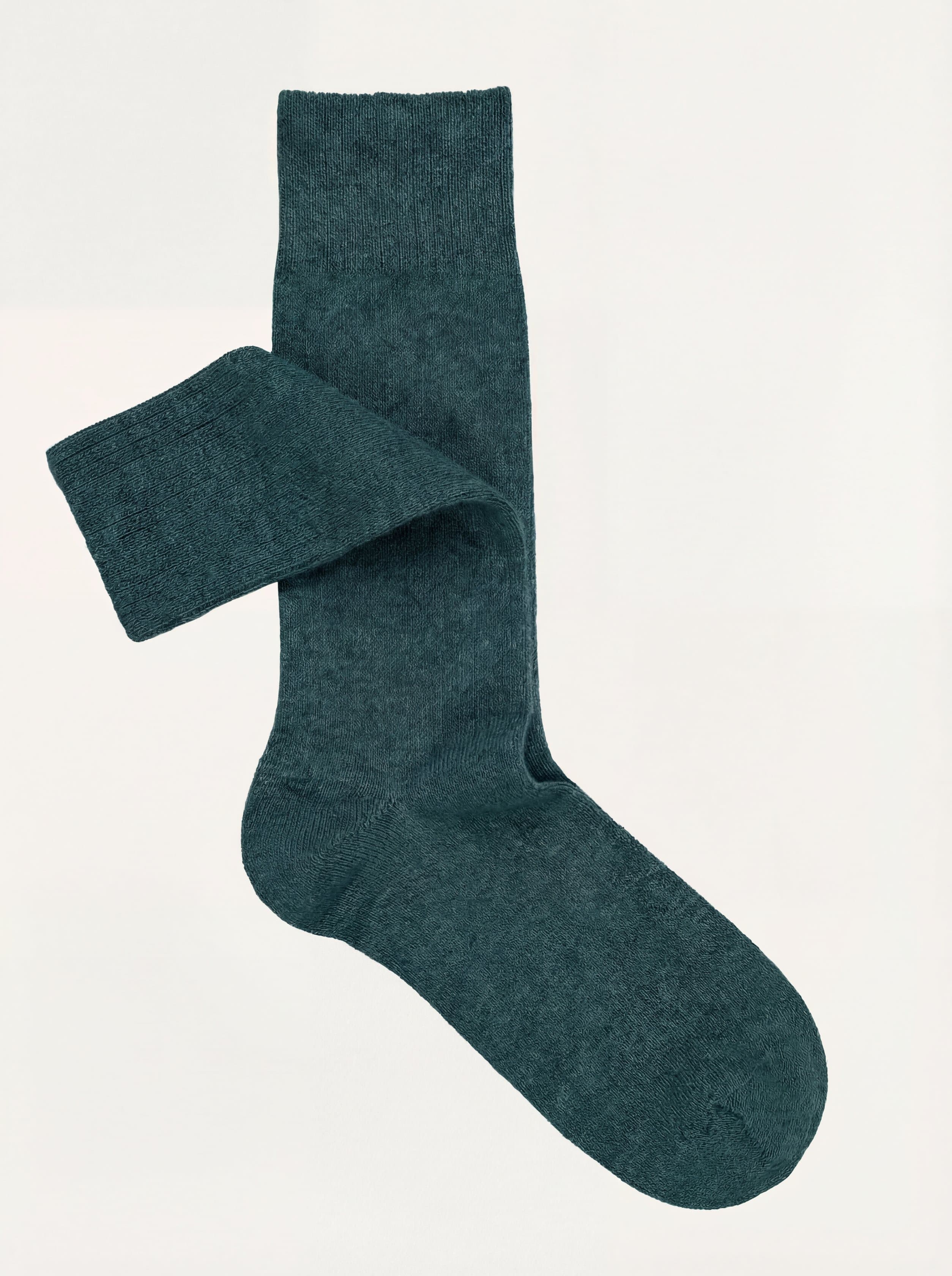 Calze corte tinta Unita in misto Cashmere
