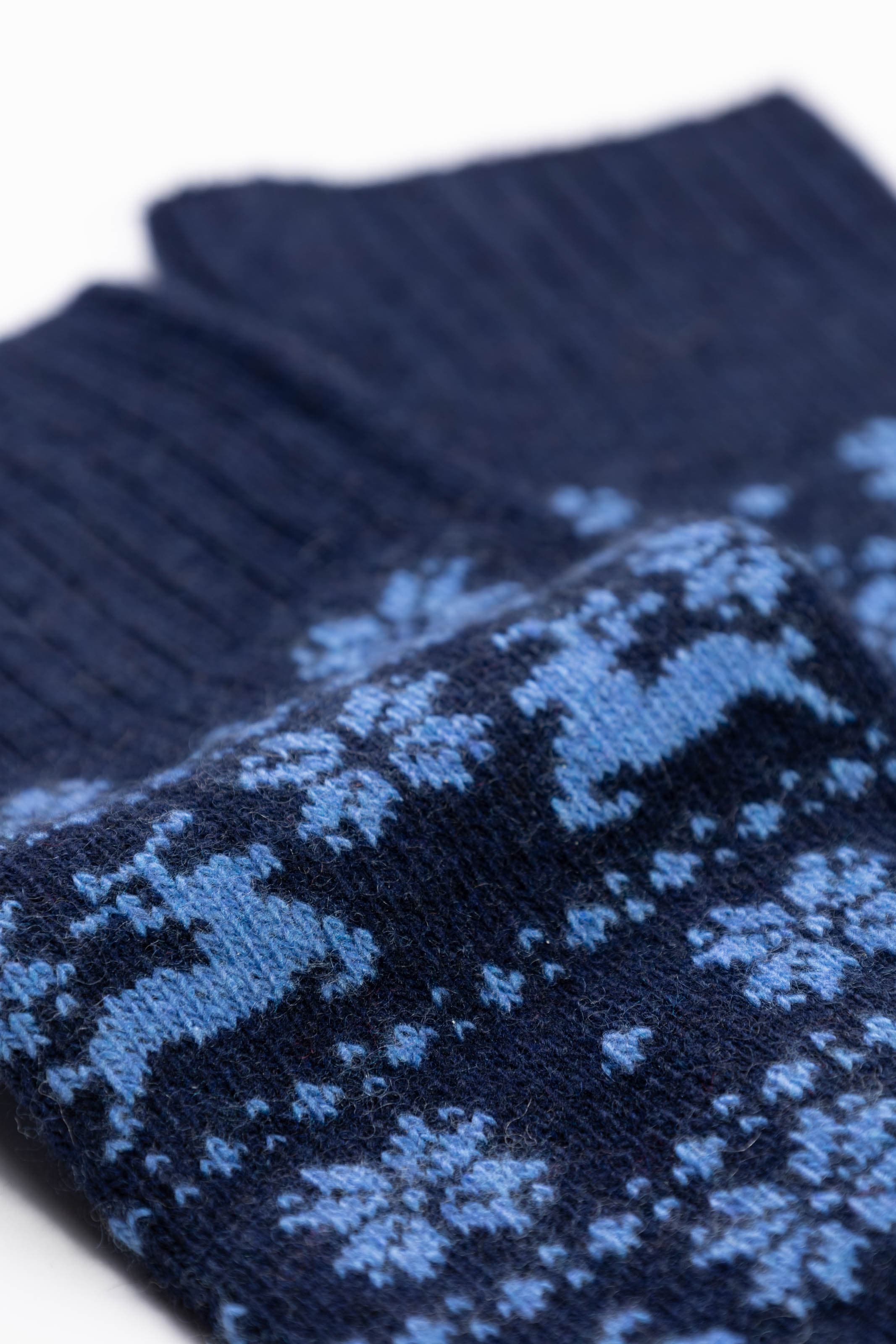 Calze lunghe fantasia Natalizia in misto Cashmere - Image 2