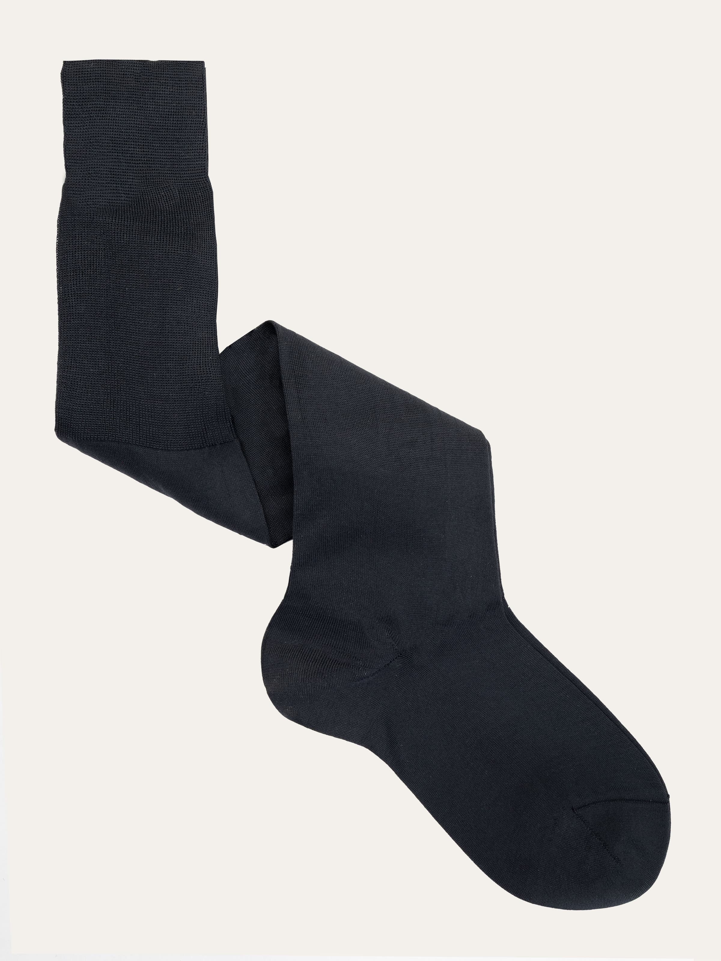 Calze lunghe classiche lisce in 100% Seta - Image 1