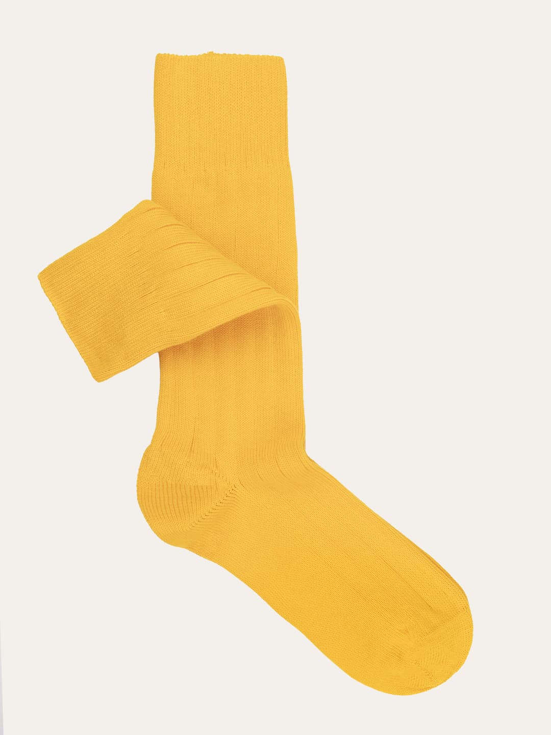 Classic Ribbed Short Socks in Organic Cotton