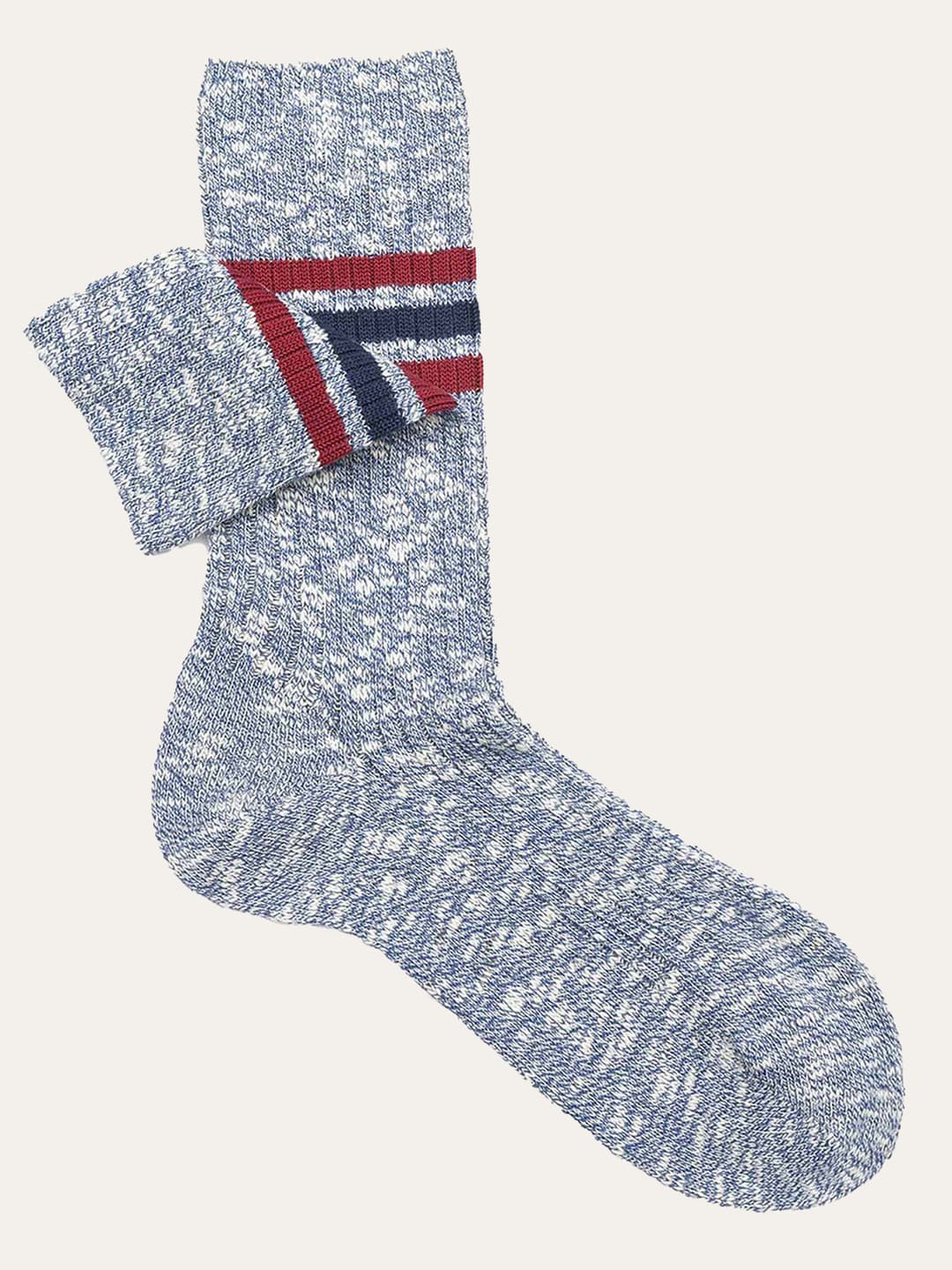 Striped short socks in cool cotton - Sporty style