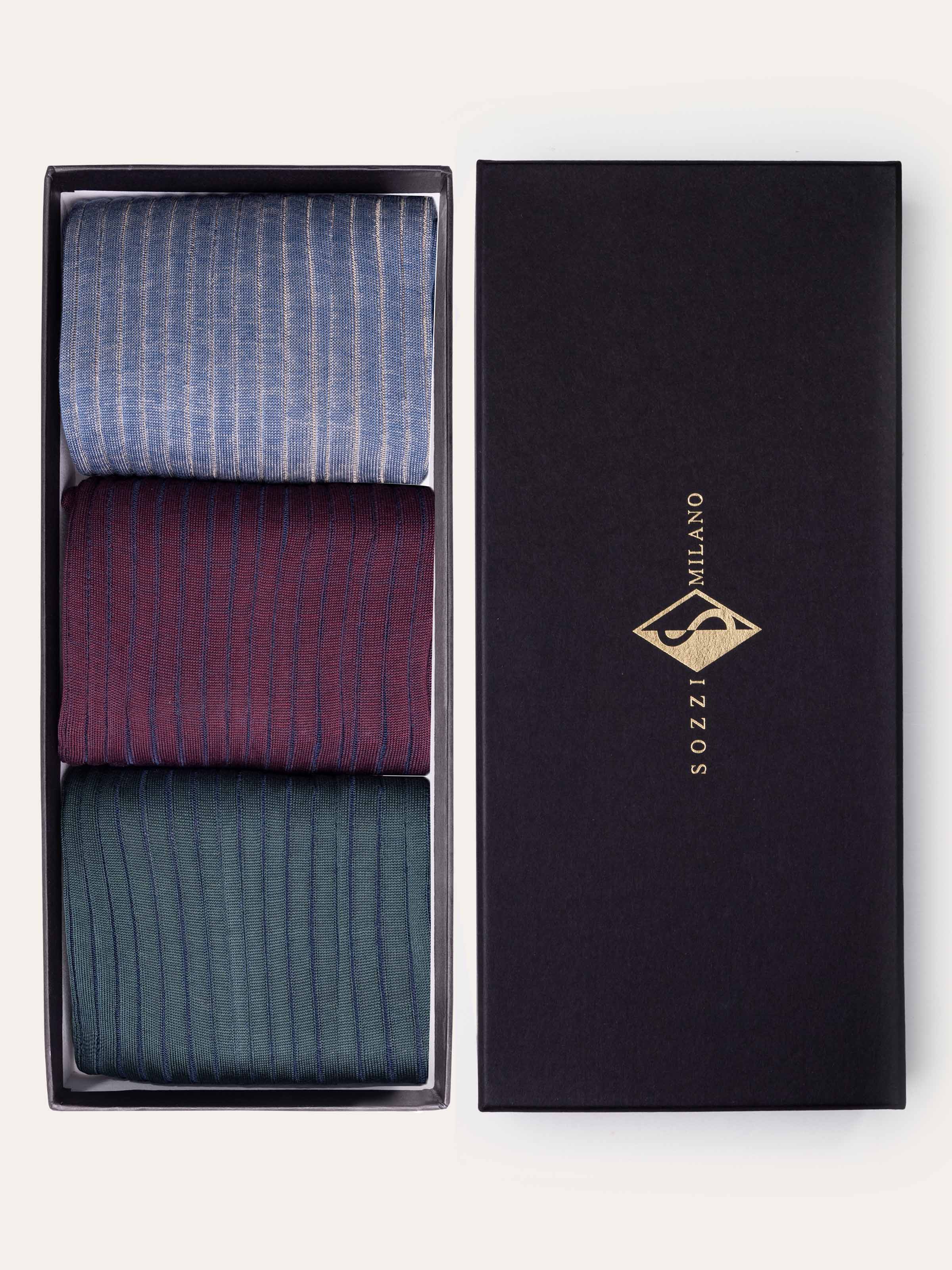 Cofanetto Regalo tre Paia Calze Costa Classica Vanisè - Image 1