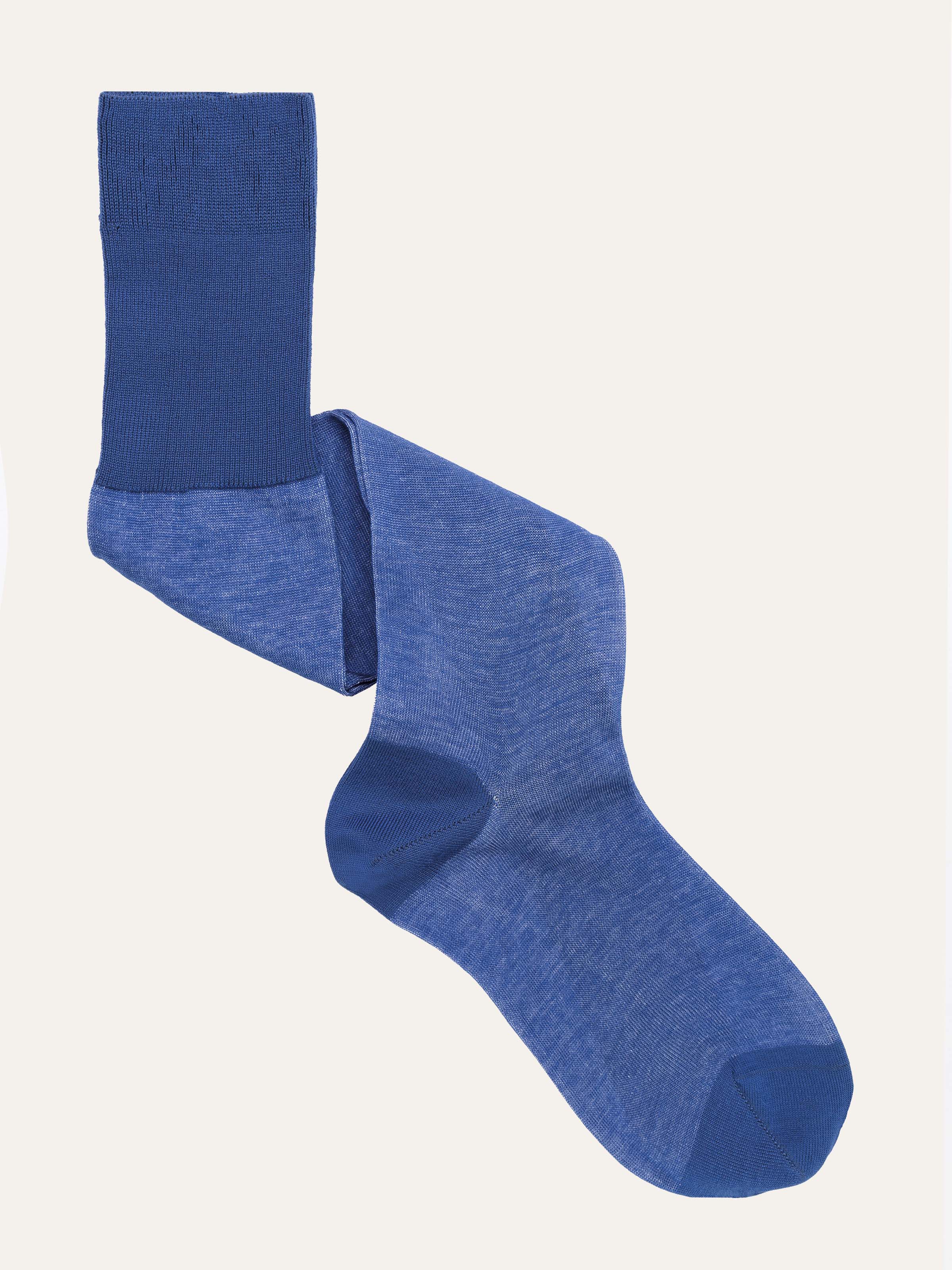 Gift box set of 3 Long Socks with Classic Patterns in Lisle Cotton - Image 5